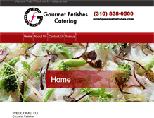 Tablet Screenshot of gourmetfetishes.com